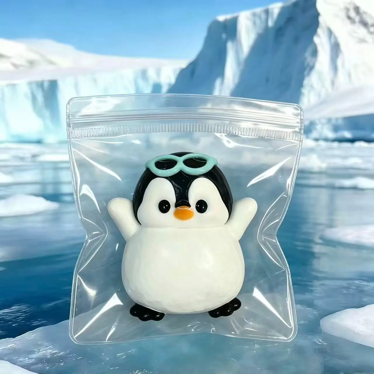 Penguin Squeeze Toy, Soft Slow Bounce Sensory Toy, Ventilation Relaxation Tool, Durable Unique Design, Adult Essential Gift, Sensory Squishies, Squishy Sensory Play