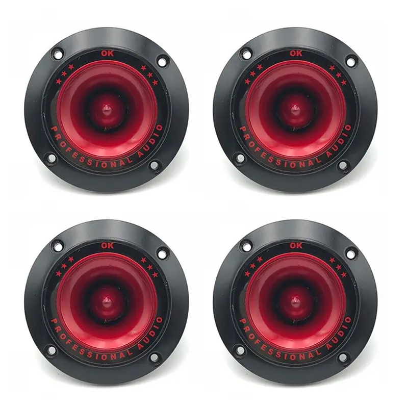 3 Inch Piezoelectric Tweeter Speaker, 2/4Pcs Ceramic Piezo Loudspeaker for Home Theater Bass, Hi-Fi System, Car Audio Equipment, 2Pcs