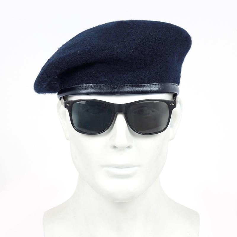 [Black Elegant Men's Woven Beret] Men's Elegant Black Woven Beret