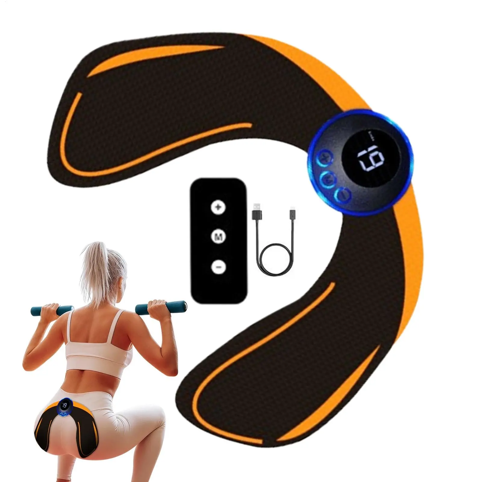 Intelligent Glute Stimulator Wireless Muscle Toner EMS Training Butt Lifter for Home Gym Travel Workout Toning Equipment Fitness