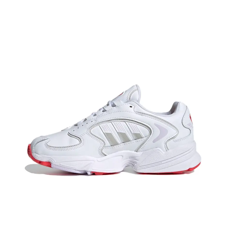 adidas Originals Falcon 2000 Synthetic Leather Mesh Casual Lightweight Low-Top Lifestyle Shoes EG5475