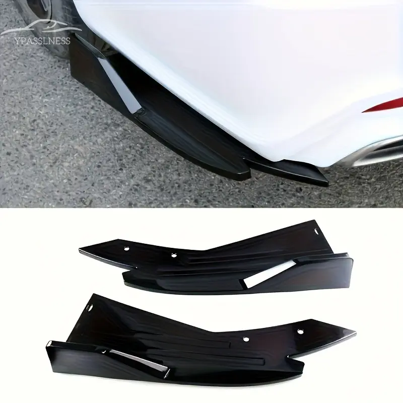 Car Rear Bumper Guard Angle Protector, Side Bumper Decoration, High-Profile Aesthetic Upgrade, Simple Design Exterior Accessory