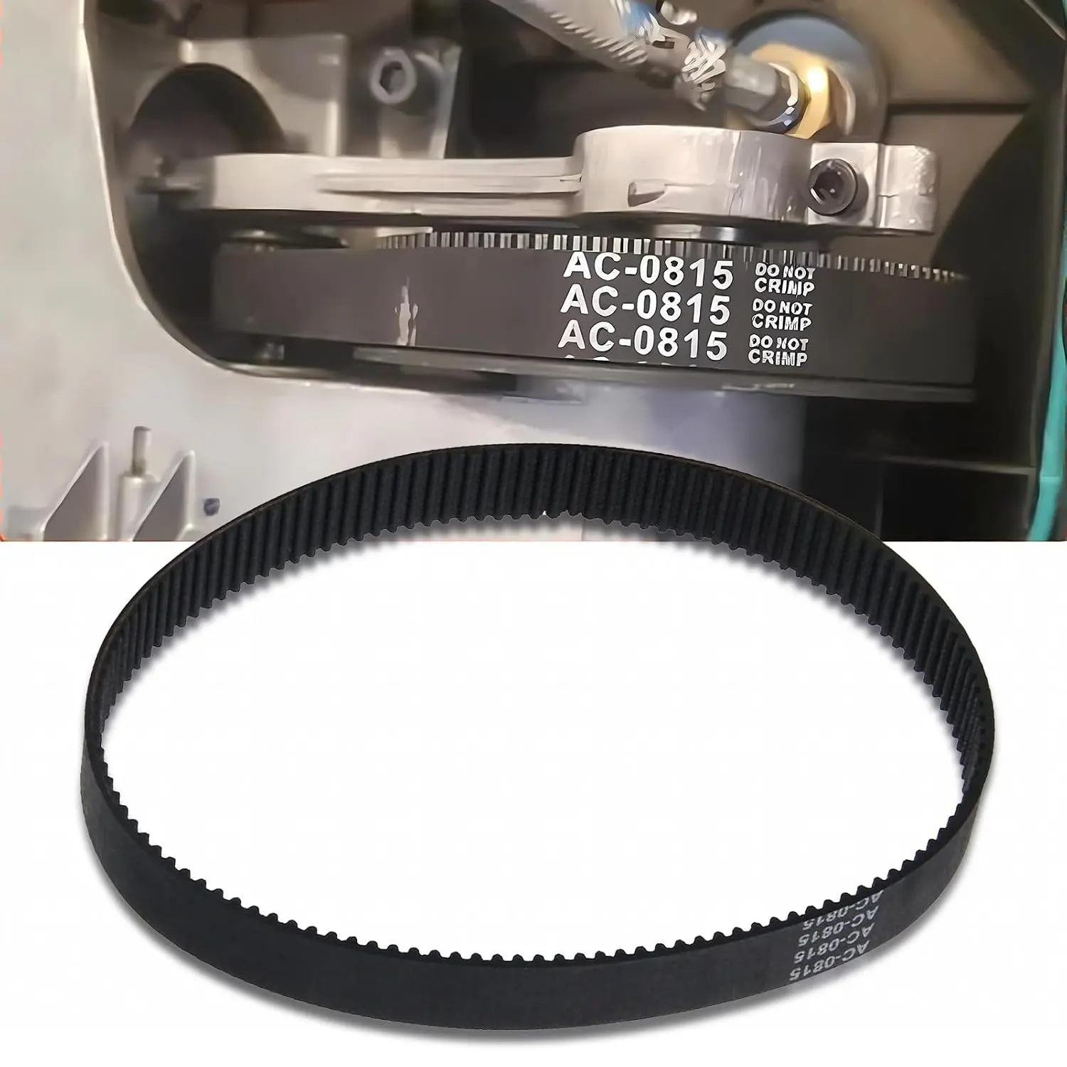 AC-0815 Air Compressor Drive Belt  Part for CAC-1311 CAC-1342 Compatible with   PORTER  Devilbiss Black & Decker Oil-Free Air Compressor Accessories 15-1/8" x 5/8,1 Pack