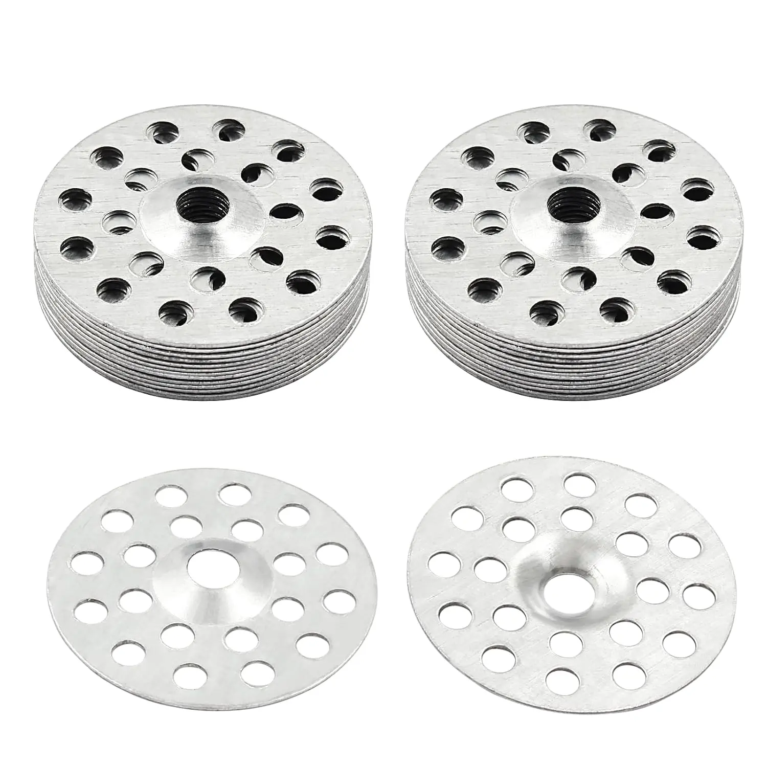 High-Quantity Zinc Metal Flat Plaster Washers, 100-Count, 1 in Size, Flat Washer High-Quantity Zinc Metal Flat Plaster Washers, 100-Count, 1 in Size, Flat Washer