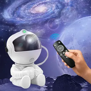 Smart Mini Projector – 360° Rotatable Head, Various Nebula Effects, with Music Player & Timer. Easy Remote Control. Calming Ambiance Light for Bedroom Relaxation. Portable Home Video Projector.