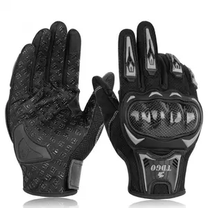 Motorcycle Gloves for Men and Women, Touchscreen Compatible, Carbon Fiber Knuckles, Ideal for Dirt Bike, Atv, Utv, Bmx, Motocross
