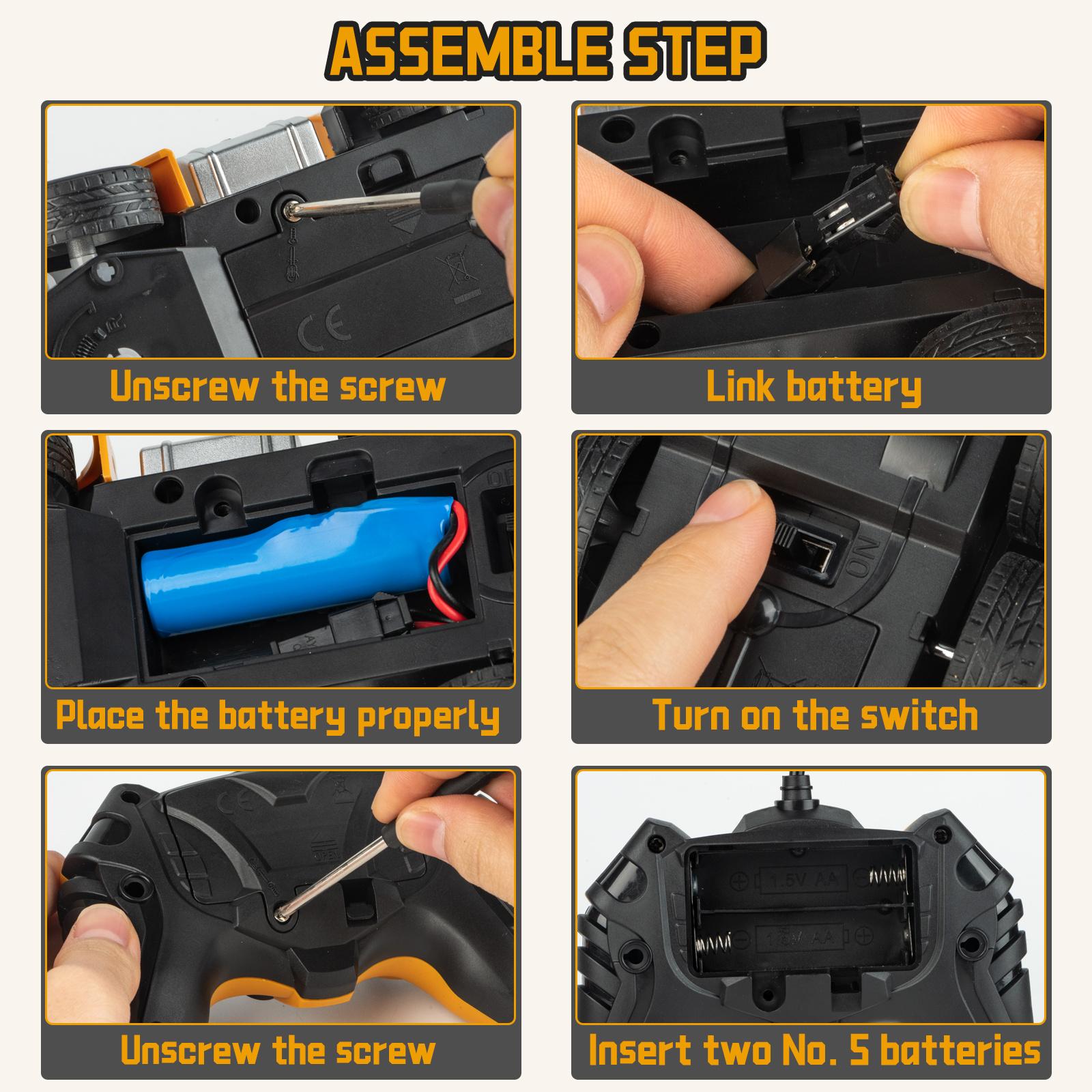 1:20 Scale 6-Channel Remote Control Dump Truck--