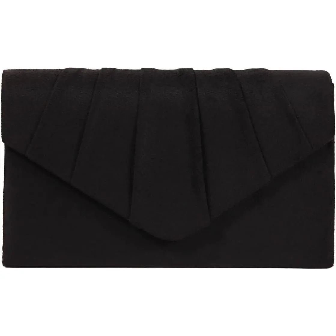 Clutch Purse Evening Bag for Women Evening Wedding Party Velvet Suede Pleated Handbag