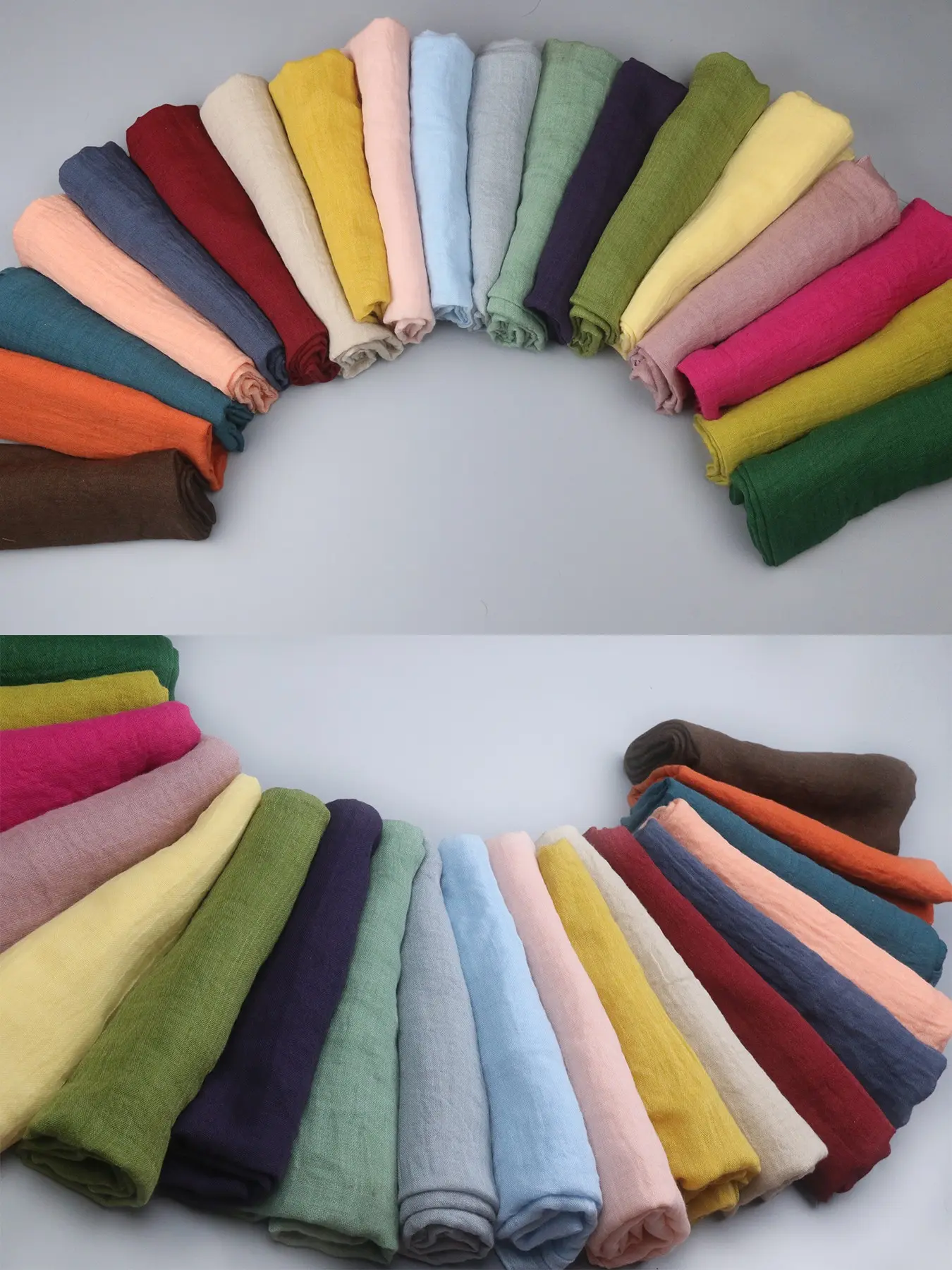 Women's Soft Scarf, Vintage Classic Long Scarf and Shawl, Casual Loose-Fitting Plain Design, All Seasons Accessory