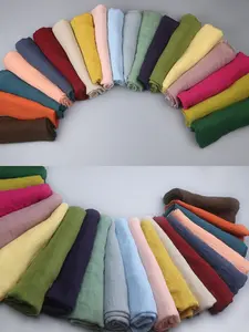 Women's Soft Scarf, Vintage Classic Long Scarf and Shawl, Casual Loose-Fitting Plain Design, All Seasons Accessory