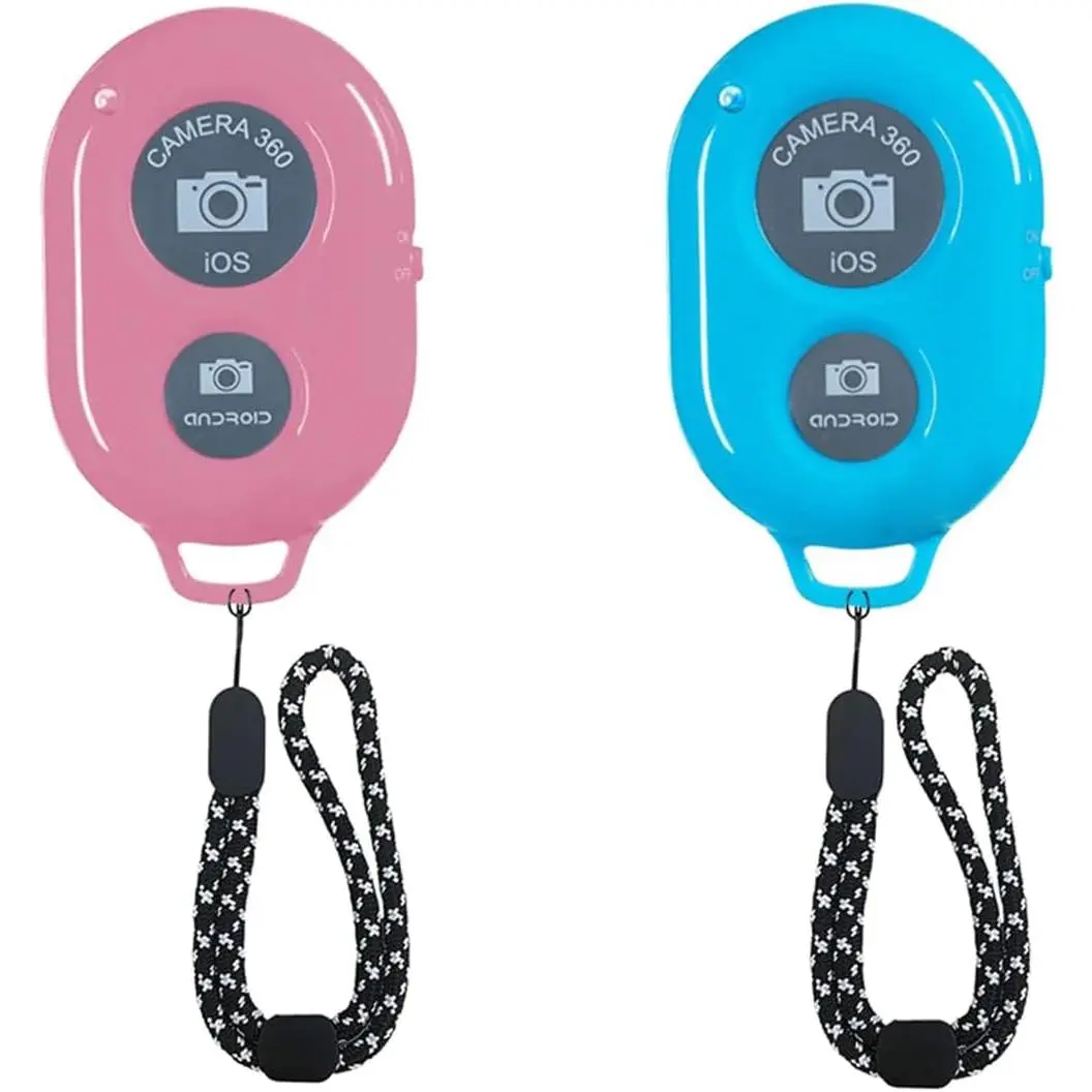 Camera Shutter Remote Control with Detachable Ring for Phones & Tablets - Compatible with iOS & Android, iOS (iPhone X,8,8+,7,7+,6,6+,5,5s,5c,4,4s,iPad Mini,6.0+) - Includes Manufacturer Warranty, Tablet, All Seasons