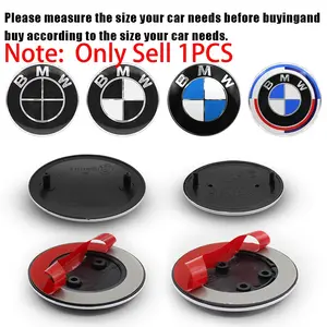1Pcs 82MM 74MM BMW Models Car Front Hood Emblem Rear Trunk Badge Logo For BMW M M2 M3 E30 E36 E39 E46 E90 E60 F30 F18 F10 F20 G20 E83 E84 E87 E92 E93 E63 E64 F01 F02 G03 G14 E83 X3 X5 X6 X1 Vehicle Exterior Decoration Auto Accessories