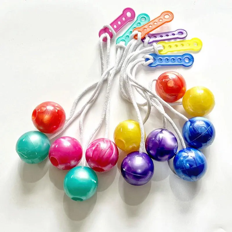 Plastic Lato Lato Clackers Juggling Ball Toy - Swinging Balls on String Anxiety Fidget Stress Relief Toys for Kids, Sensory Tools for ADHD & Sensory Relief, Classic Novelty Gifts
