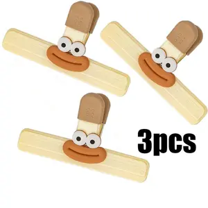 Versatile Food Sealing Clips - Keep Snacks, Tea, and Fresh Foods Secure with Convenient Freshness Sealers