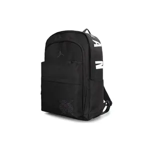 AJ Casual Polyester Sports Backpack for Students – Unisex Black