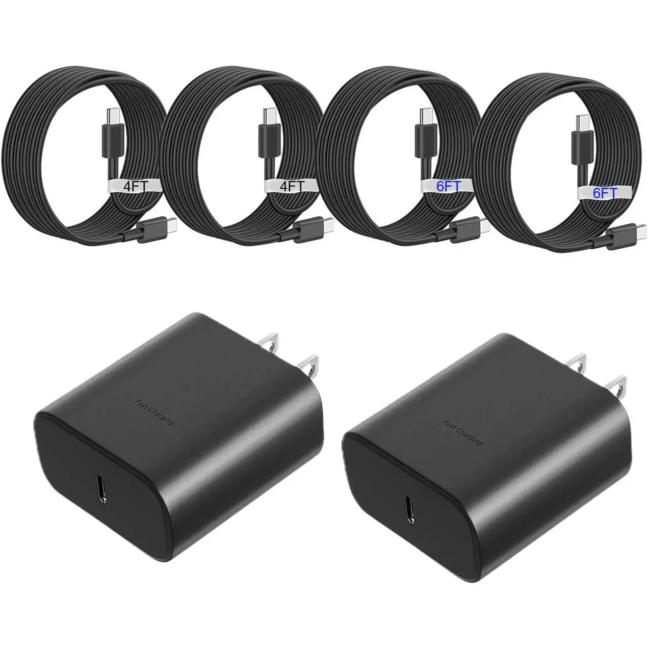 45 W USB C Charger Block,Super  Charge Type-C Adapter, USB Wall Charger for  S22/22 +/S21/S20, and . (Black) (609)