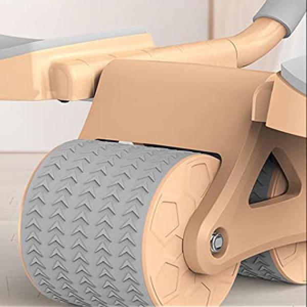 Ab Roller Wheel,with Timer Automatic Rebound Abdominal Wheel,Elbow Support Abs Roller Wheel Core Exercise Equipment