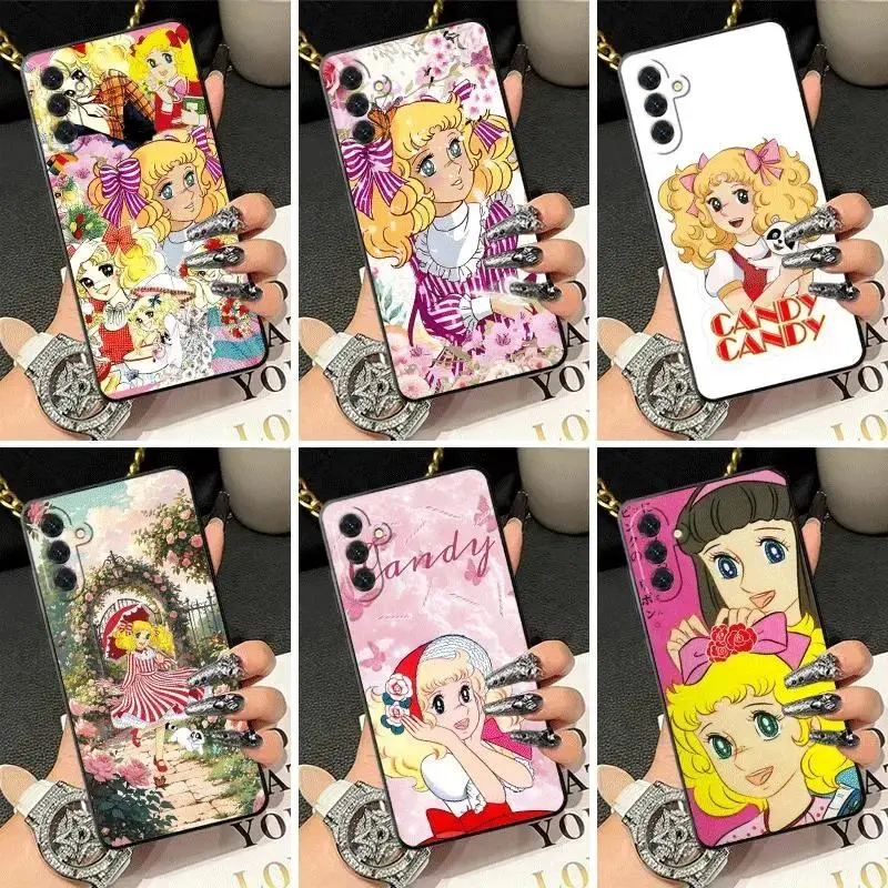 Cartoon Soft Silicone Phone Case for Samsung Galaxy S26 S25 S24 S23 S22 for Iphone 17 16 15 14 13 12 11 17Air Plus Pro Promax  Anime Candy Candy Shell, Multi-Model, Various Phones