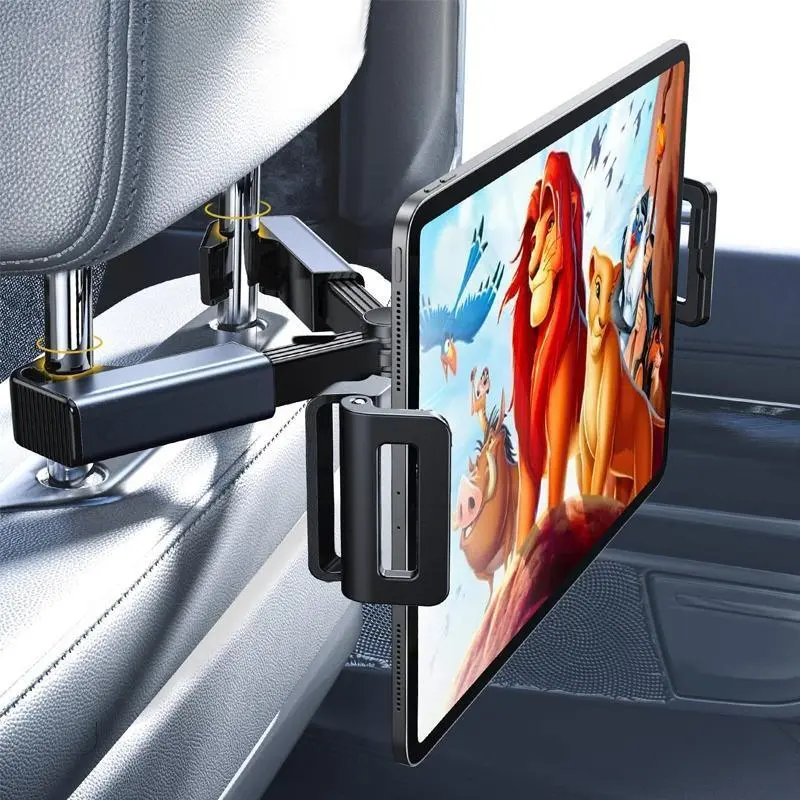Car Seat Back Tablet Holder, Adjustable Retractable Mobile Phone Holder, Universal Car Seat Headrest Back Tablet Stand, Car Cellphone Mount, Car Accessory, Universal Car Mount, Car Mount For Phone