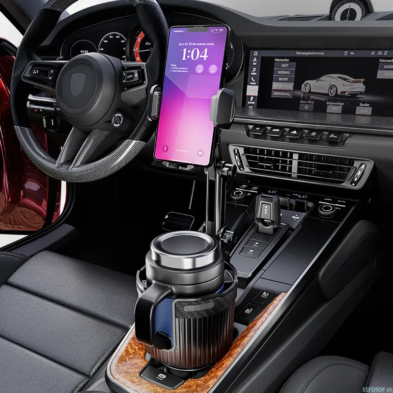 Car water cup holder, mobile phone holder, large thermos cup, car beverage holder, new car cup holder