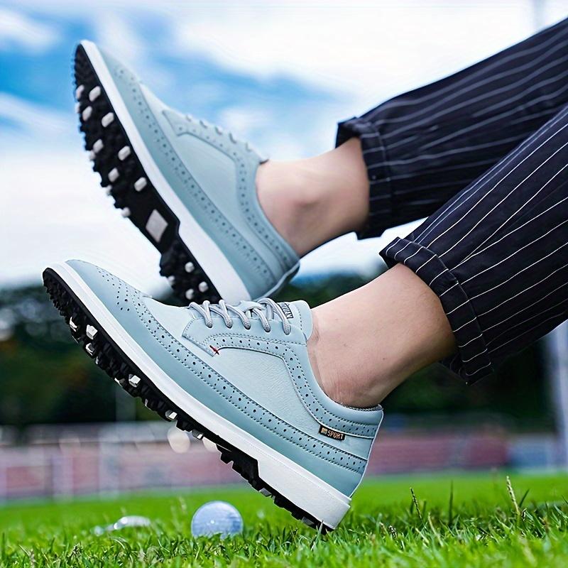 Men's Adult Golf Shoes, Anti-Slip Sneakers with Spikes, Grip-Enhanced Golf Spike Shoes for Men and Women, Matching Couple's Golf Spike Shoes