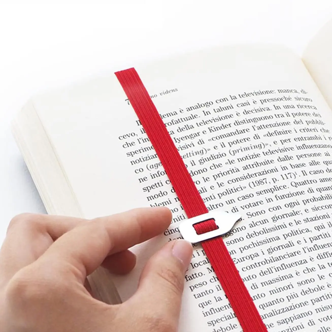 Elastic Bookmark, 1 Count Creative Universal Fit Book Page Holder, Book Mark Gift for Book Lover, Reading Stationery for Home School Office