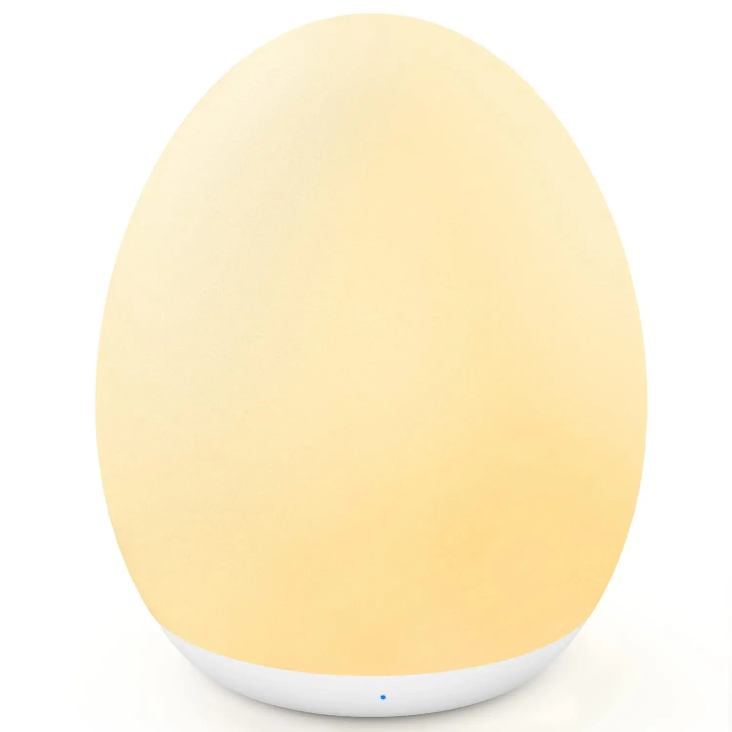 Night Light for Kids, Baby Egg Light for Nursery, 7 Colors Changing & Stepless Dimming, Soft Silicone Touch Night Lamp with 1 Hour Timer, Rechargeable Nursery Night for Breastfeeding