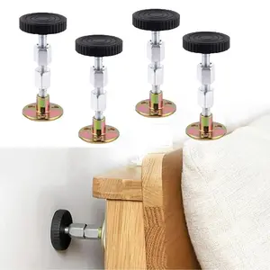 4PCS Adjustable Threaded Bed Frame Anti-Shake Fixer