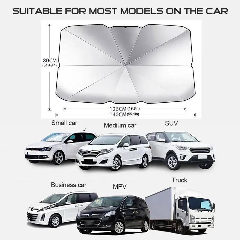 Car Front Windshield Sunshade, Multipurpose Car Glass Sun Shade, UV Blocker & Heat Reducer Car Sun Cover, Universal Easy-Fold Front Anti-UV Windshield Sunshade, Car Accessories Car Front Windshield Sunshade, Multipurpose Car Glass Sun Shade, UV Blocker & Heat Reducer Car Sun Cover, Universal Easy-Fold Front Anti-UV Windshield Sunshade, Car Accessories