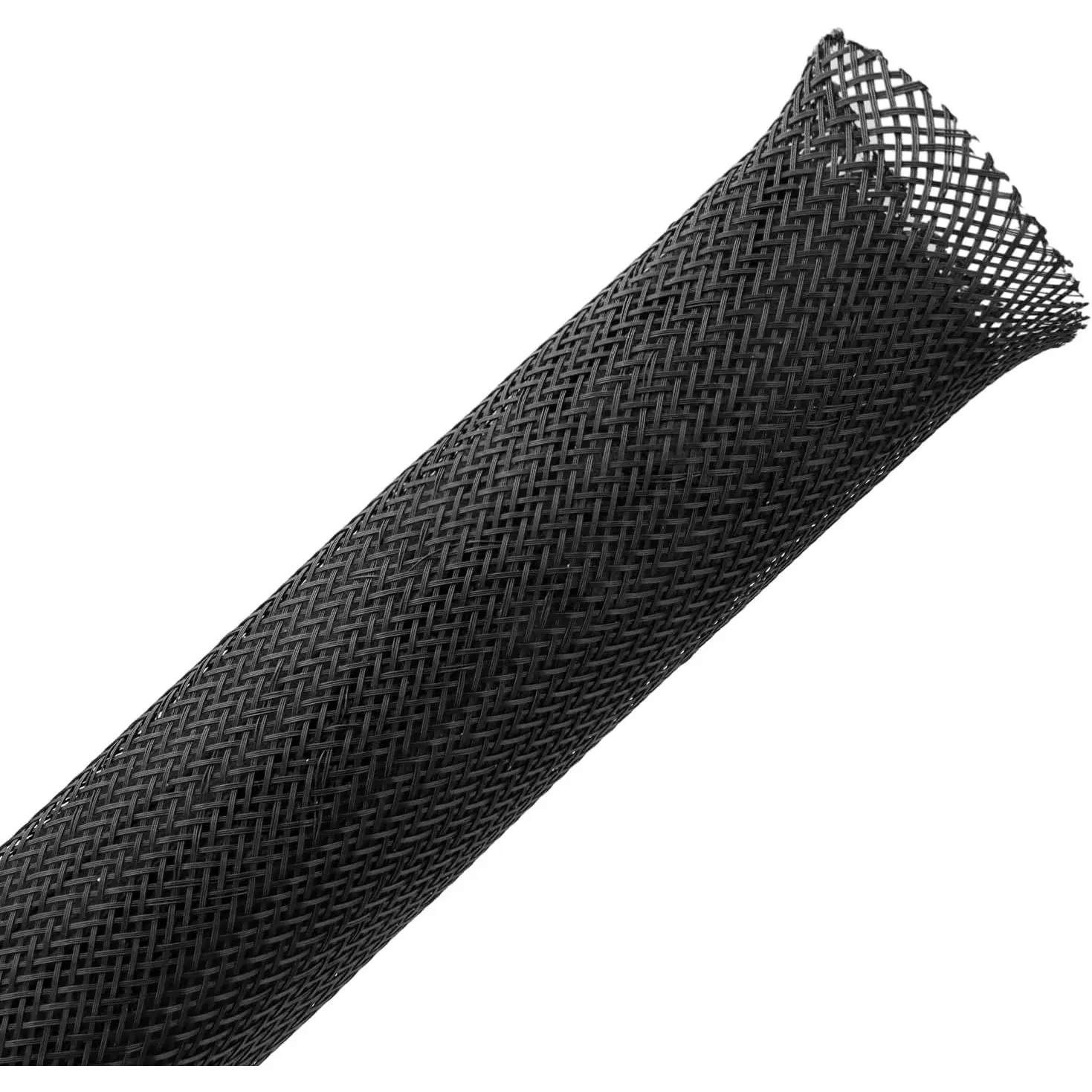 3/4"-26ft Anti-Friction Synthetic Flame Retardant Expandable Braided Wire Sleeving, 3/4 Inch Wire Loom Wrap for Home Improvement Electrical Cables (-58 to 300 Temp Range), 3/4" Diameter, Braided Sleeve