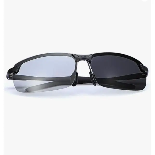Summer Outdoor Accessories White-black Polarized Photochromic Sunglasses UV400 Sports Sunglasses Day and Night Driving Glasses Ultra-Light Sun Glasses Eyewear Cycling Glasses and Goggle Cycling & Riding Sunglasses Gifts For Men