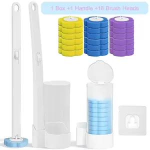 Original Toilet Brush Cleaner Set with Free Hook Gag Gift Humorous Bathroom Prank Tool Make Toilet Great Again Novelty Accessory Quirky Home Decor Viral Trending on TikTok Gift No Base Included