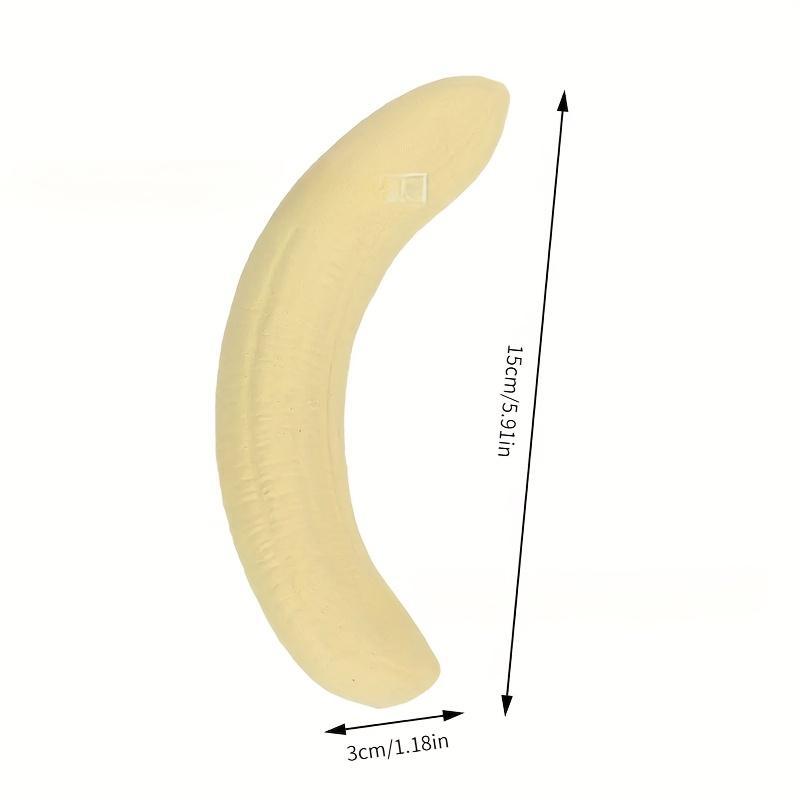 2-Pack Stress Relief Toy Banana, Soft Plush Texture, Realistic Design, Slow Rebound, Perfect DIY Christmas Gift Squishies Squishy Maker