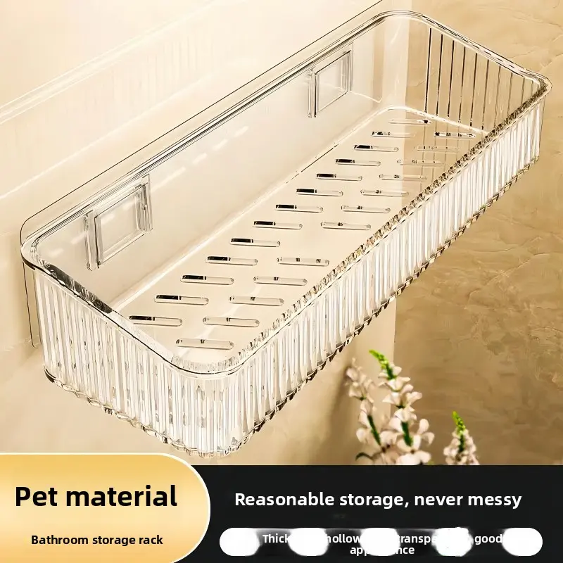 Toilet Shelf Bathroom Toilet No punching wall hanging washstand Wall cosmetic storage shelf