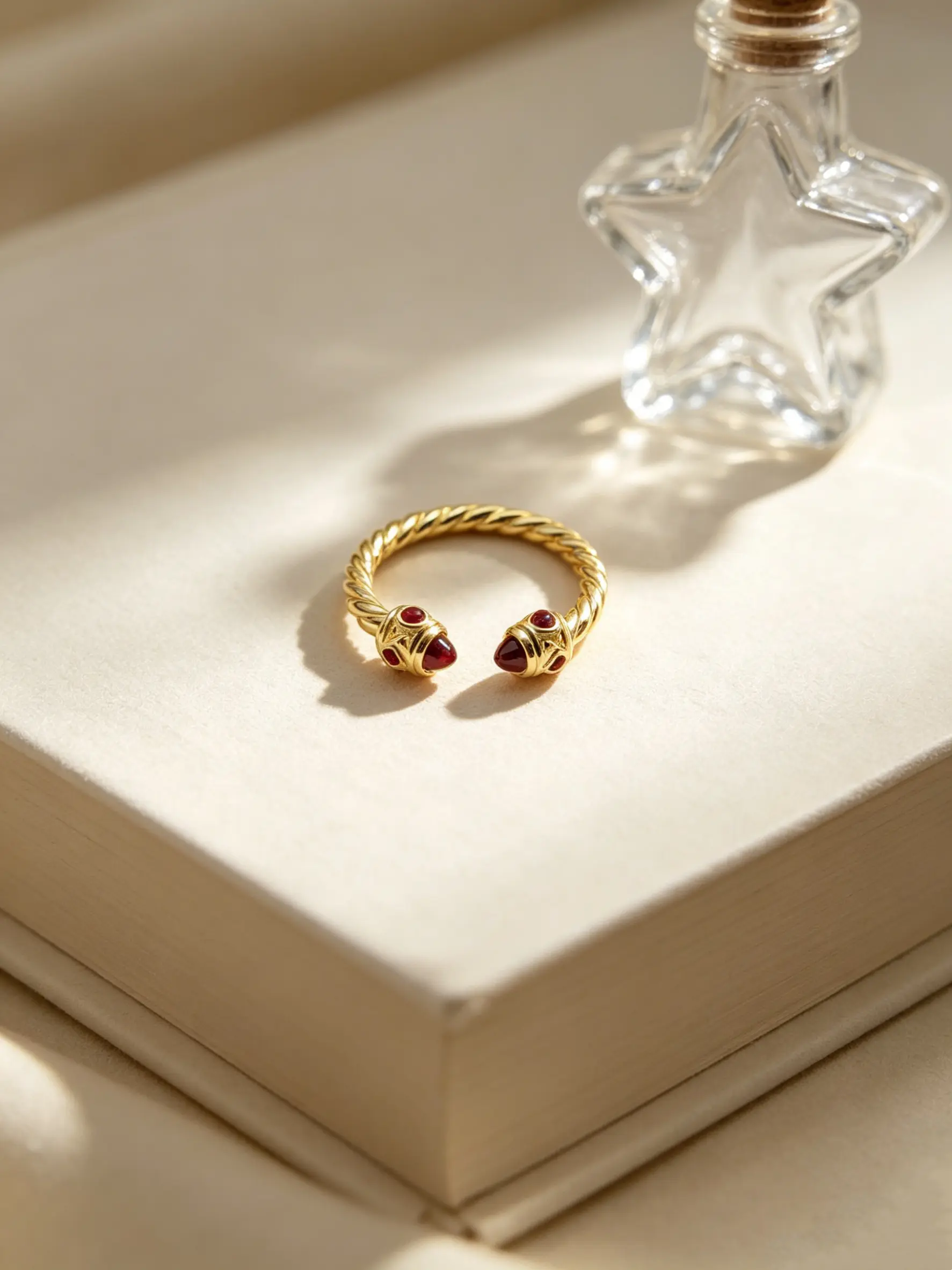 2026 Original New Product Popular Fashionable Retro Design DYJZ-236 Red Jade Marrow 2.3mm Ring Women's Fashion High Quality Jewelry Accessories Gift