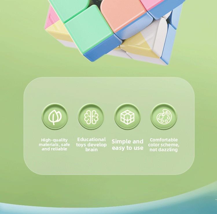 Macaron Rubik's Cube 2-3-4-5 Third Grade Competition Special Magnetic Children's Educational Toys Pyramid Decompression Variety