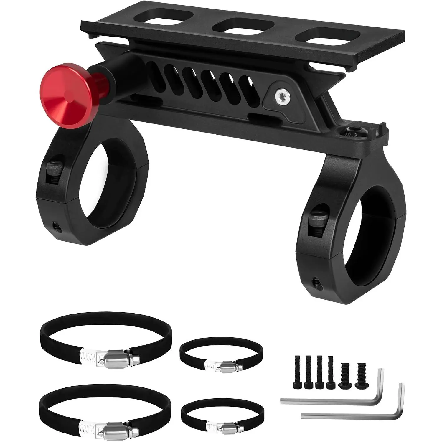 Fire Extinguisher Mount, Roll Bar Fire Extinguisher Holder| Quick Release, Aluminum Bracket Fits 1.75"-2" Roll Cage Mount, Compatible with Polaris RZR Cam Am x3 Kawasaki Pioneer Talon
