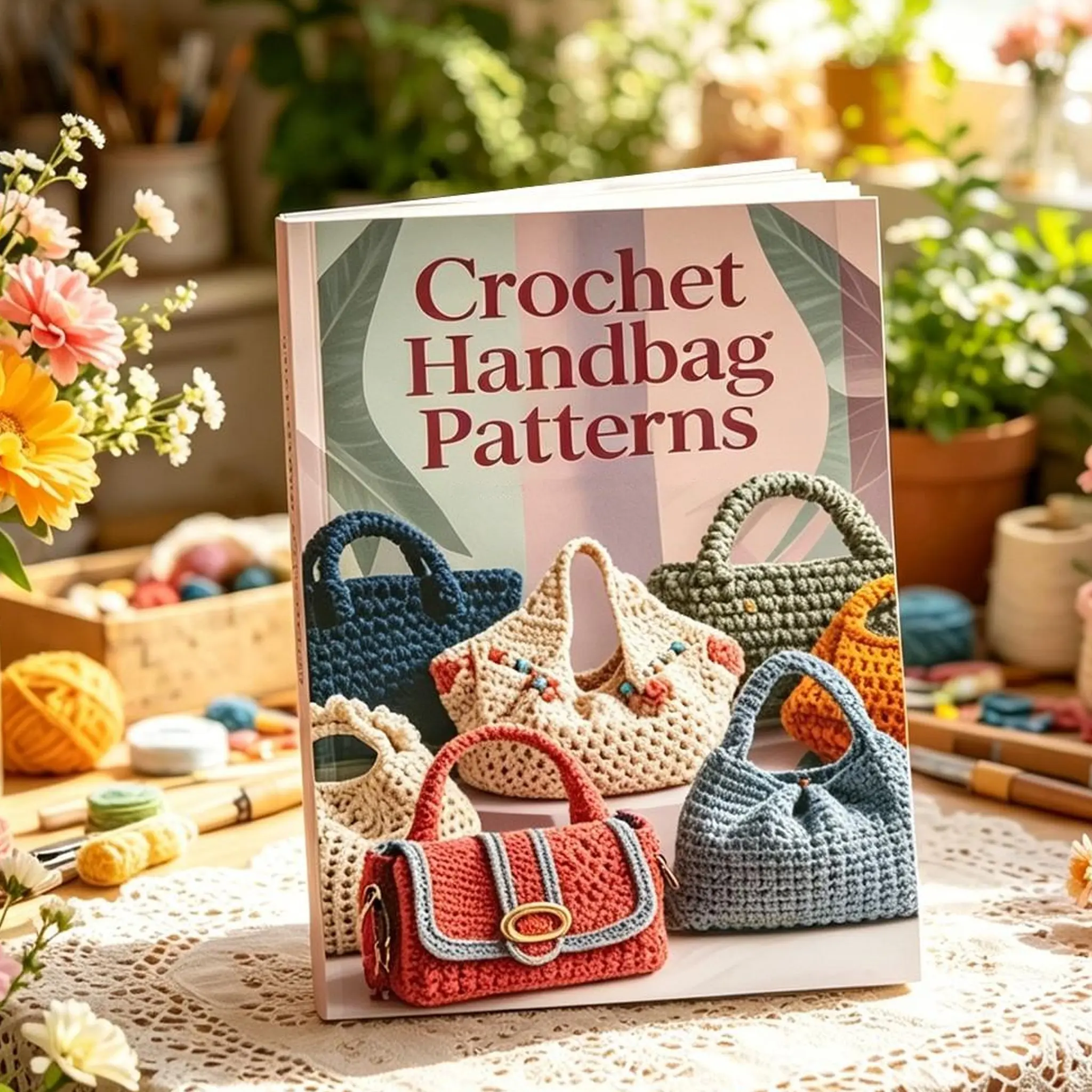Beginner Crochet Bag Pattern, Step-By-Step Tutorial for Handmade Bags, Ideal Gift for Crochet Enthusiasts, Perfect for Newbies and Crafters, Crochet Patterns