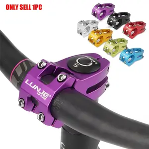 1pcs bicycle aluminum alloy handlebar stand 31.8 * 45mm CNC bicycle mountain bike short handlebar Bike Accessories Cycling Accessories