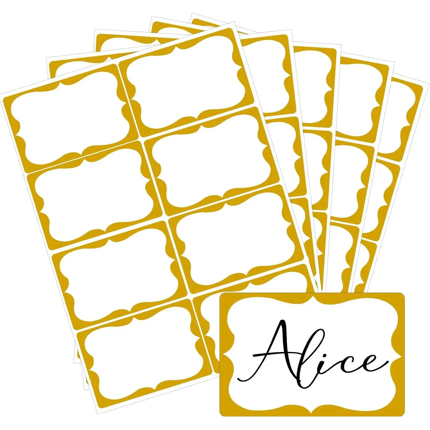 Name Tags,2"x 3" Name Tag Stickers with  Border 200 count Adhesive Name Tags Sticker Name Badges Labels for School, Office, , Party, Conferences,  Year