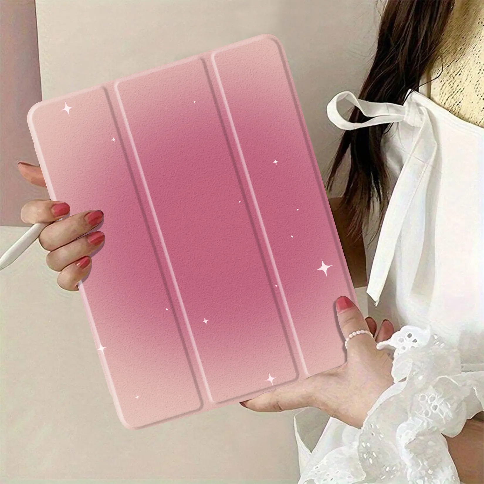 Stylish Thermoplastic Polyurethane (TPU) Protective Tablet Cover - Automatic Sleep/Wake Function, Ideal Gift for Loved Ones, Tablet & Computer Accessory
