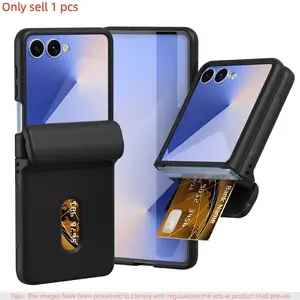 For Samsung Galaxy Z Flip 7/6/5/4/3 Wallet Case, Card Slot, Hinge Protection, Screen Protector, Shockproof, Birthday Gift