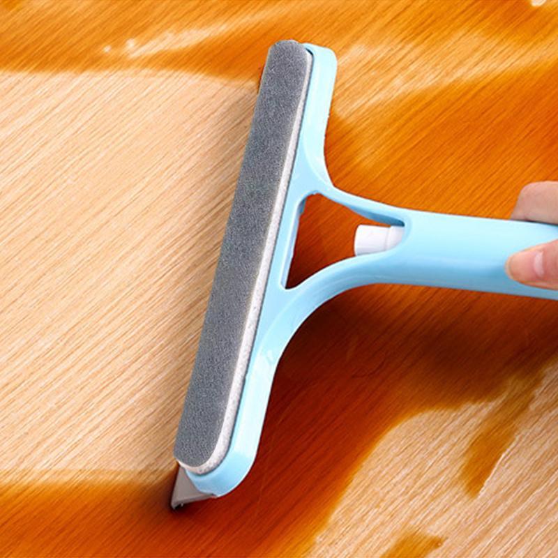 3 in 1 Window Cleaning Scraper, Window Squeegee, Easy To Clean Glass Scraper with Spray Bottle, Multi-function Window Cleaning Tool, Household Items