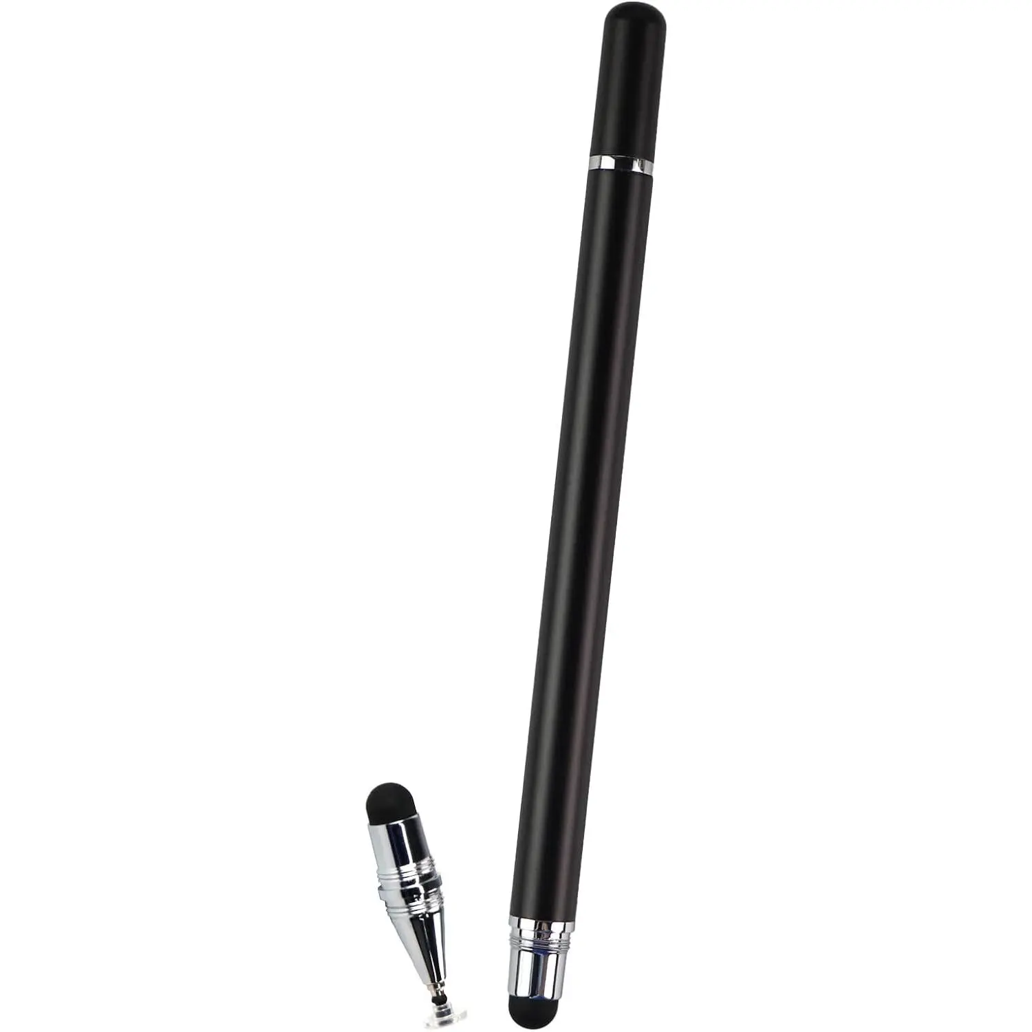 3-in-1 Professional Stylus Pen, White Metal Barrel with Capacitive Tip, Digital Calendar and Video Editing Compatible,  Screen Writing Tool for Tablets and Smartphones
