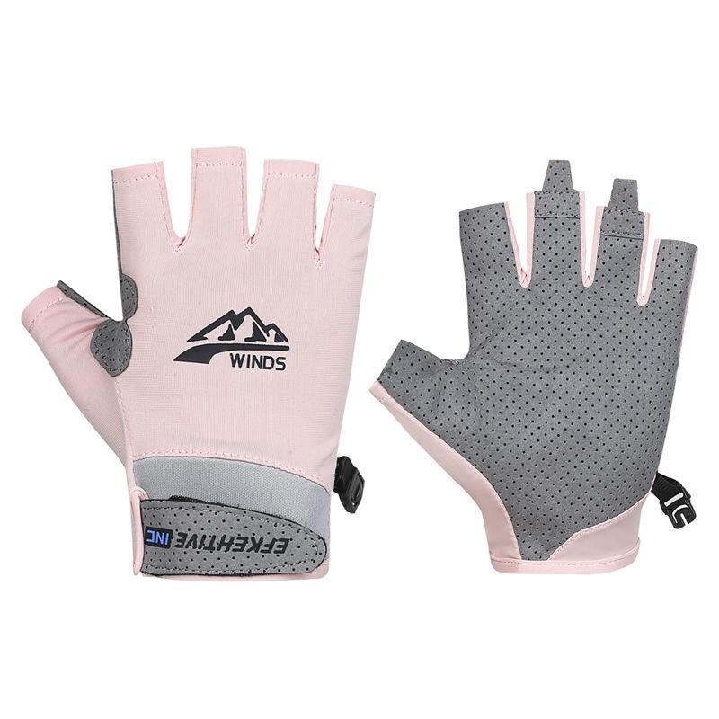 Outdoor Mountaineering Fishing Gloves Women's Sports Sunscreen Thin Mountain Climbing Shooting Running Bike Riding