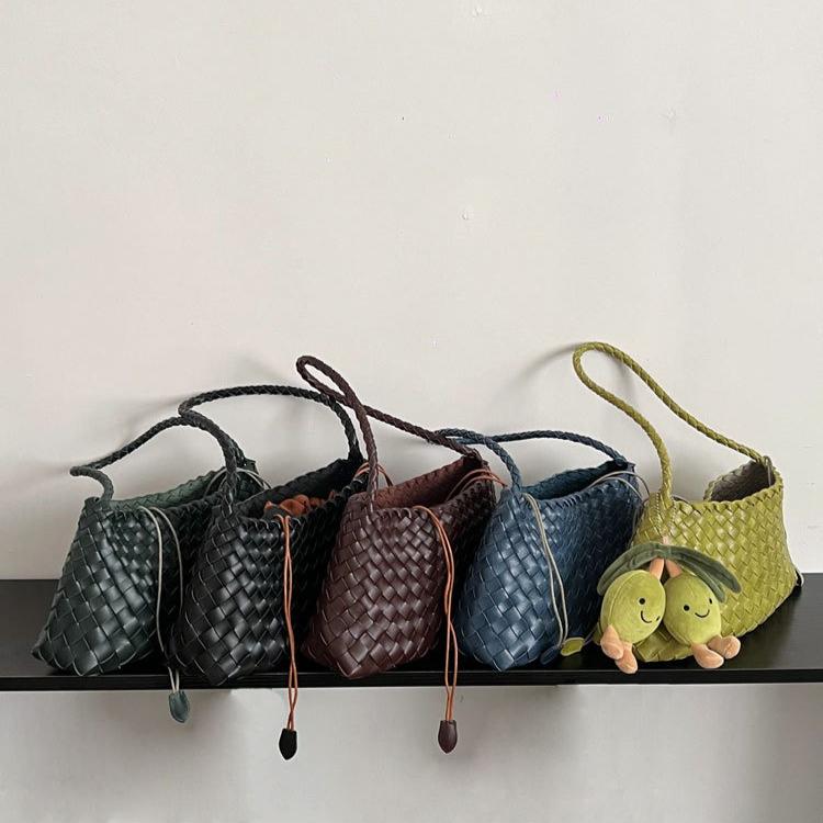 MLS6253 Hand-woven Underarm Bags for Women 2025 New Retro Portable Shoulder Bags Big and Small Bags