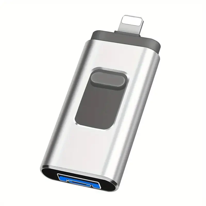 64GB-1TB 4 in 1 USB Flash Drive, USB 3.0 Iphoto Stick, High Speed Memory Stick, Compatible with iPhone, iPad, Android, PC