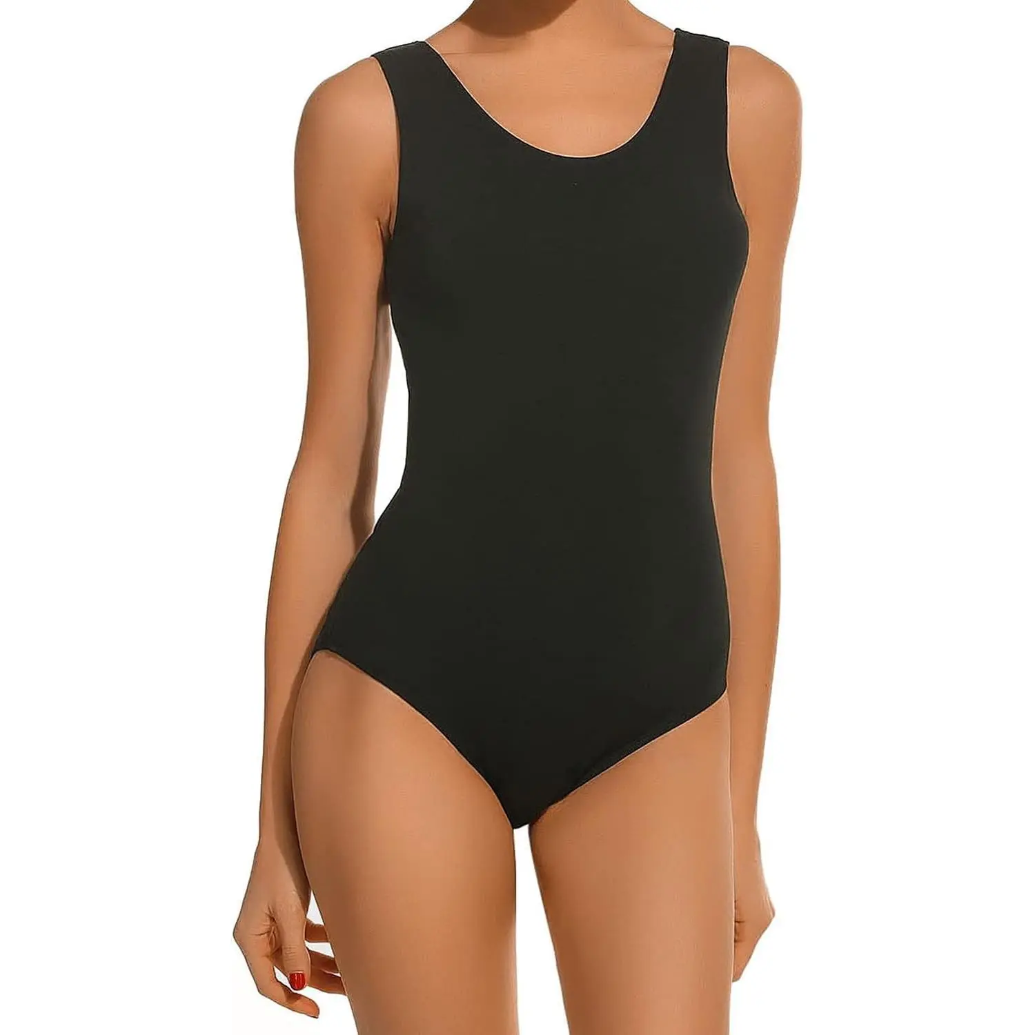 Women's Adult Ballet Dance Gymnastic Tank Leotard Bodysuit(Gift)