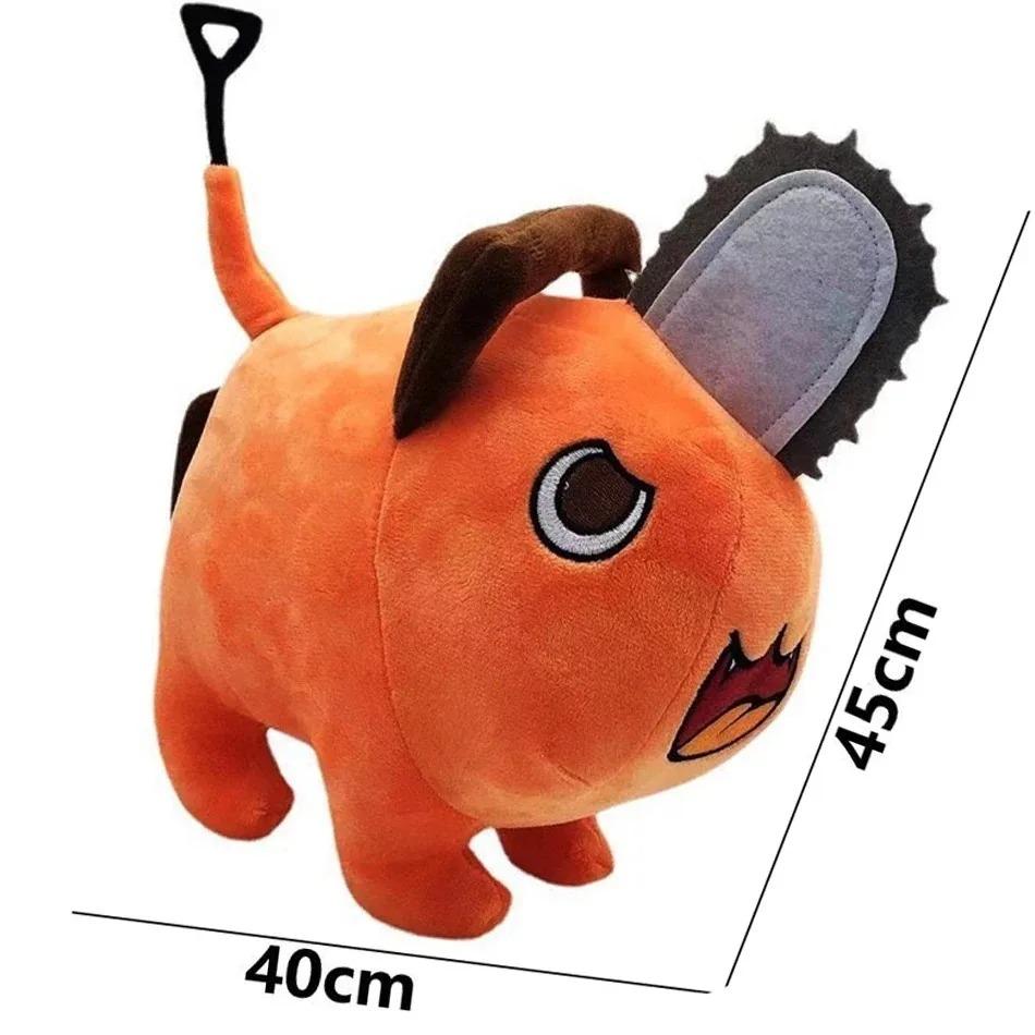 @@10cm /Anime Chainsaw Man Dolls Plush Toy Cartoon Pochita Orange Dog Pillow Stuffed Soft Toy for Kids Birthday Gift..