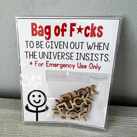 1 Set Funny Novelty Gag Bag Mini Gift, Creative Prank Gift, Funny White Elephant Party Favor, Birthday Joke Gifts for Coworker and Friends